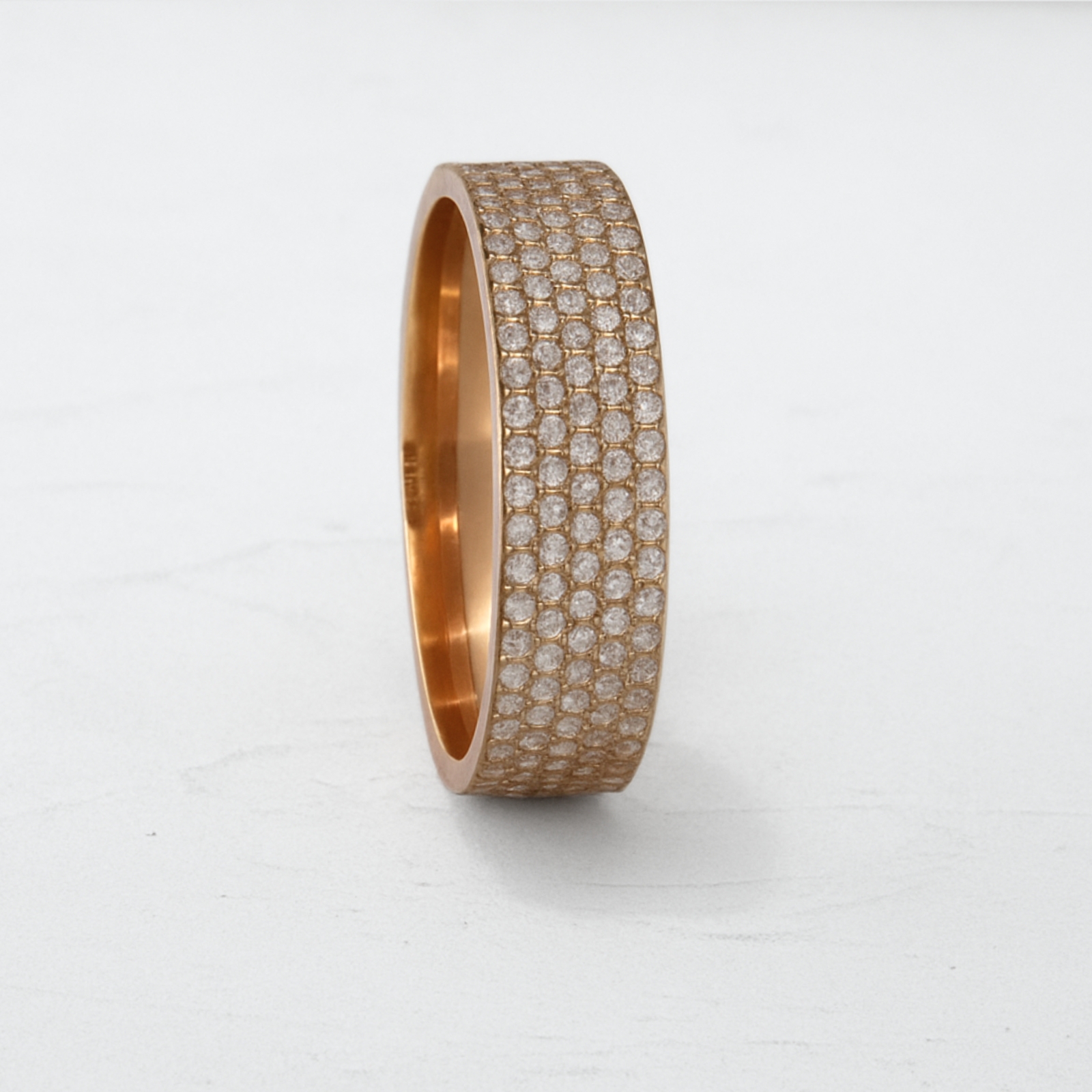 5 row pave front white 1